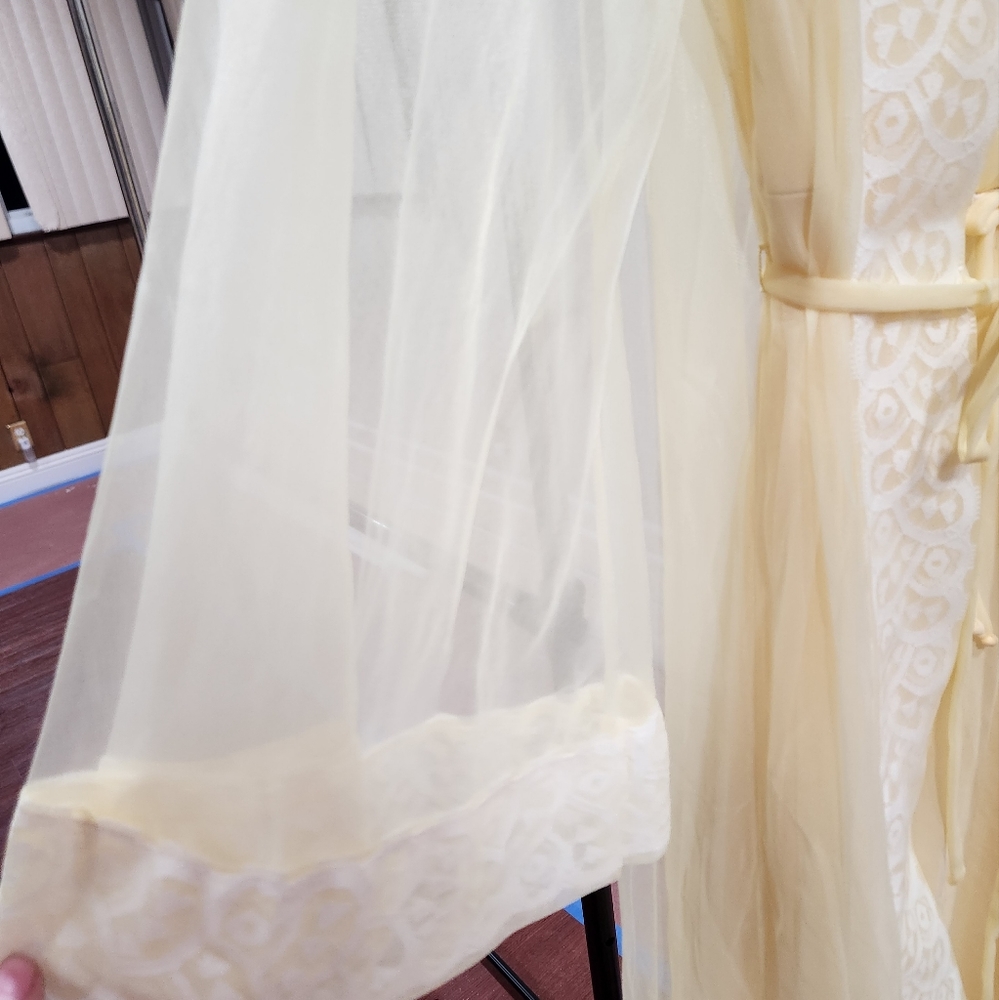 Miss Elaine Peignor Nightgown Madmen 50s 60s Night Set - Picture 6 of 12